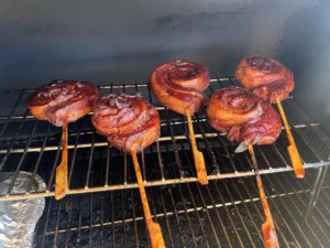 Smoked Pork Belly Lollipops